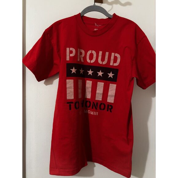 Ford Proud to Honor American Flag Mens M USA Patriotic Graphic Retro Motorsports - Picture 6 of 6